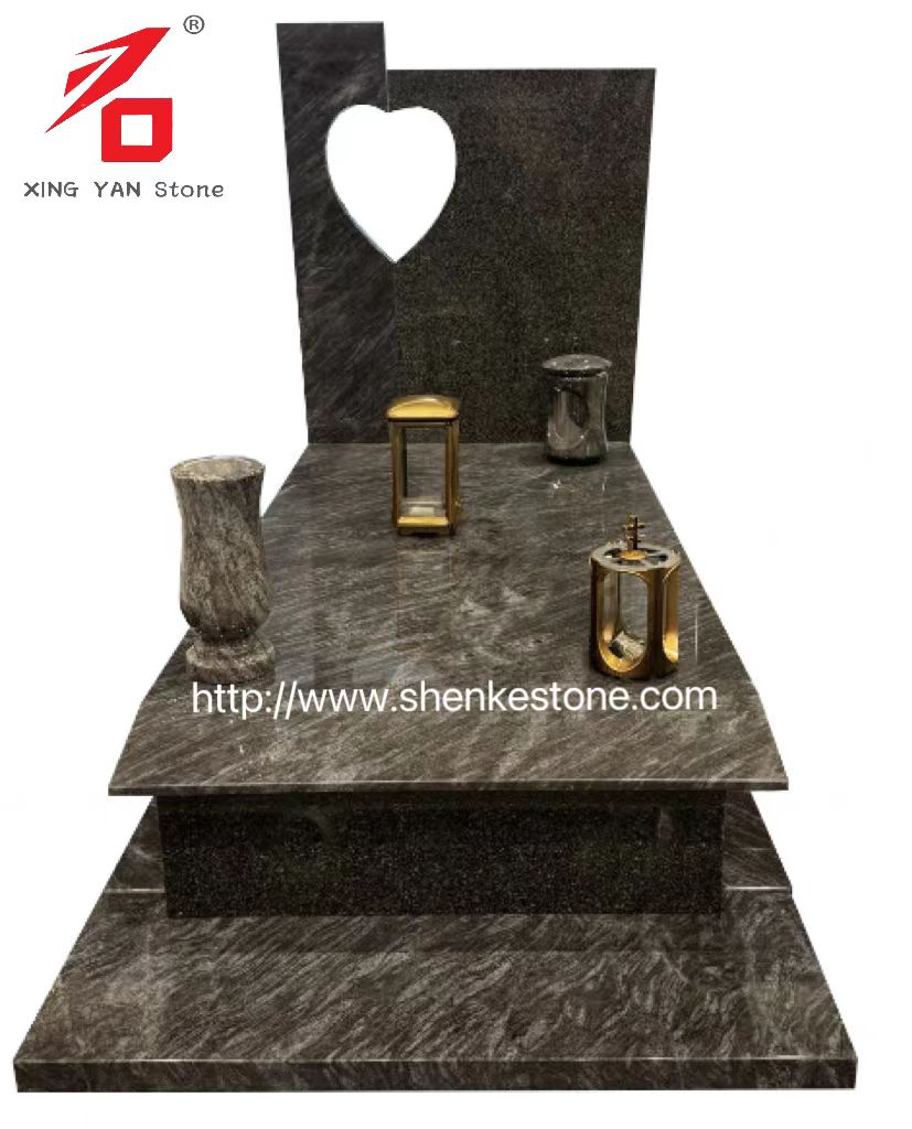 Blue Orion Granite Funeral Monument (met vaas)