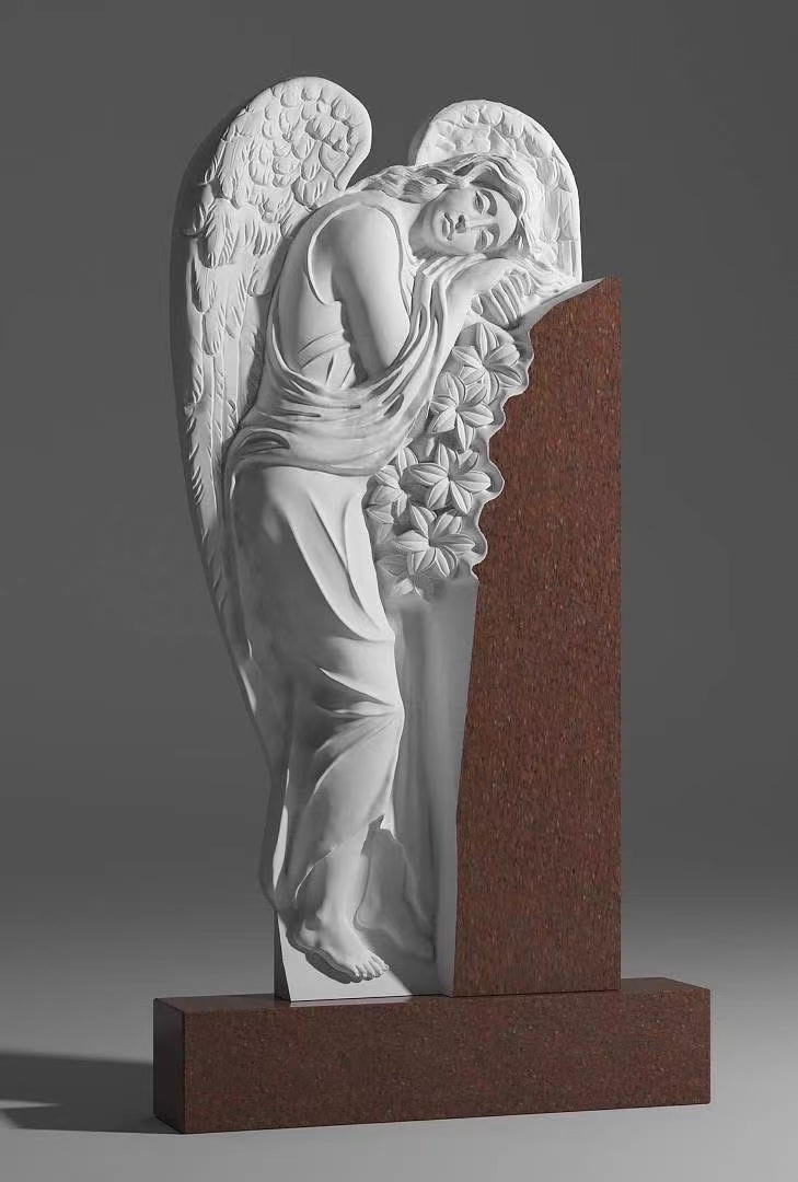 Chinese Xingyan Russische stijl Slapen Angel Art Tombstone