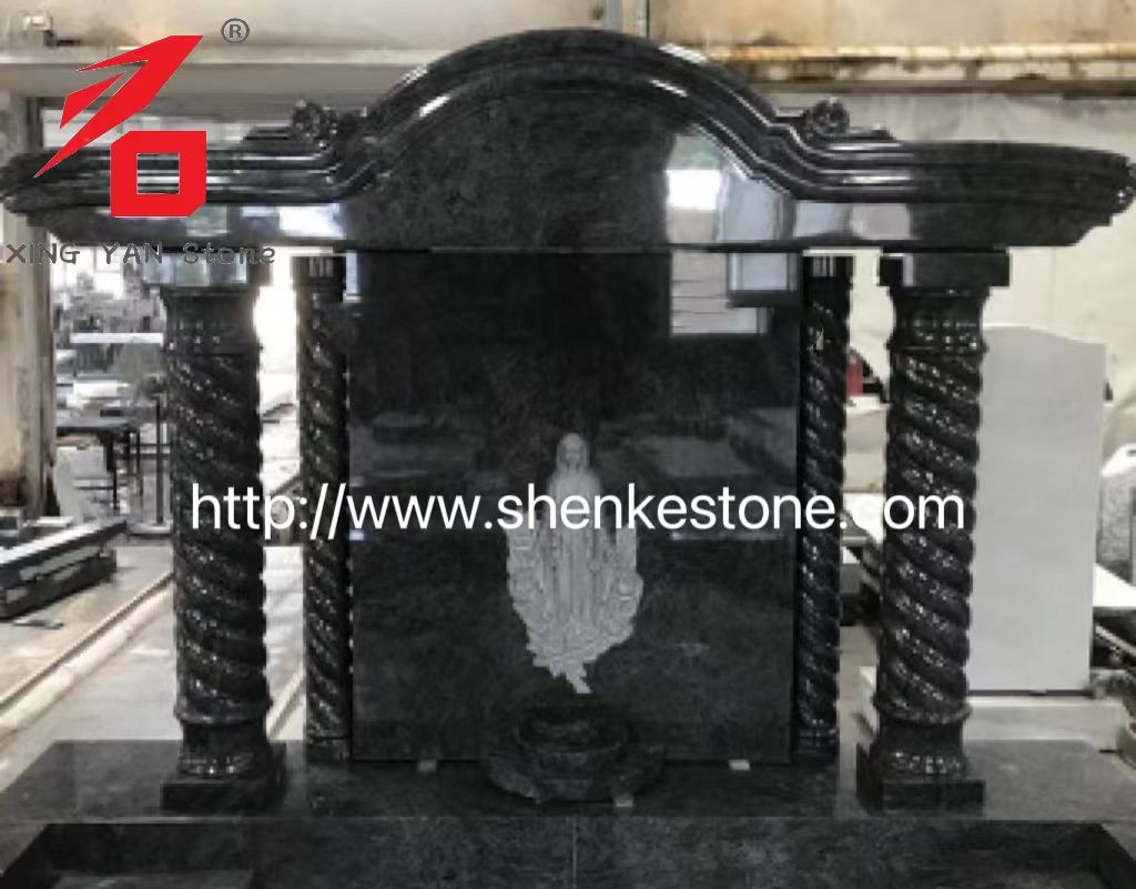 Ierland Design Bahama Blue Granite Angel Monument