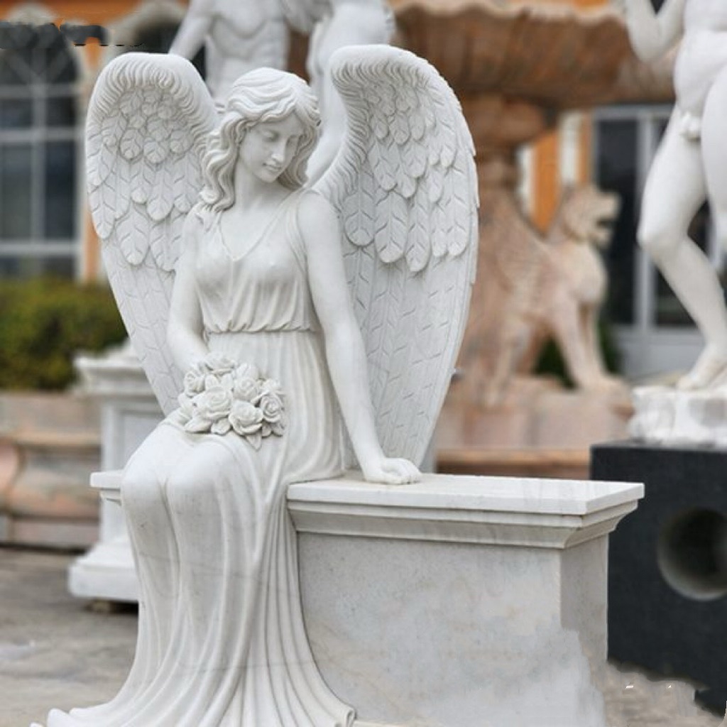 Xingyan European Style Angel Stone Sculpture