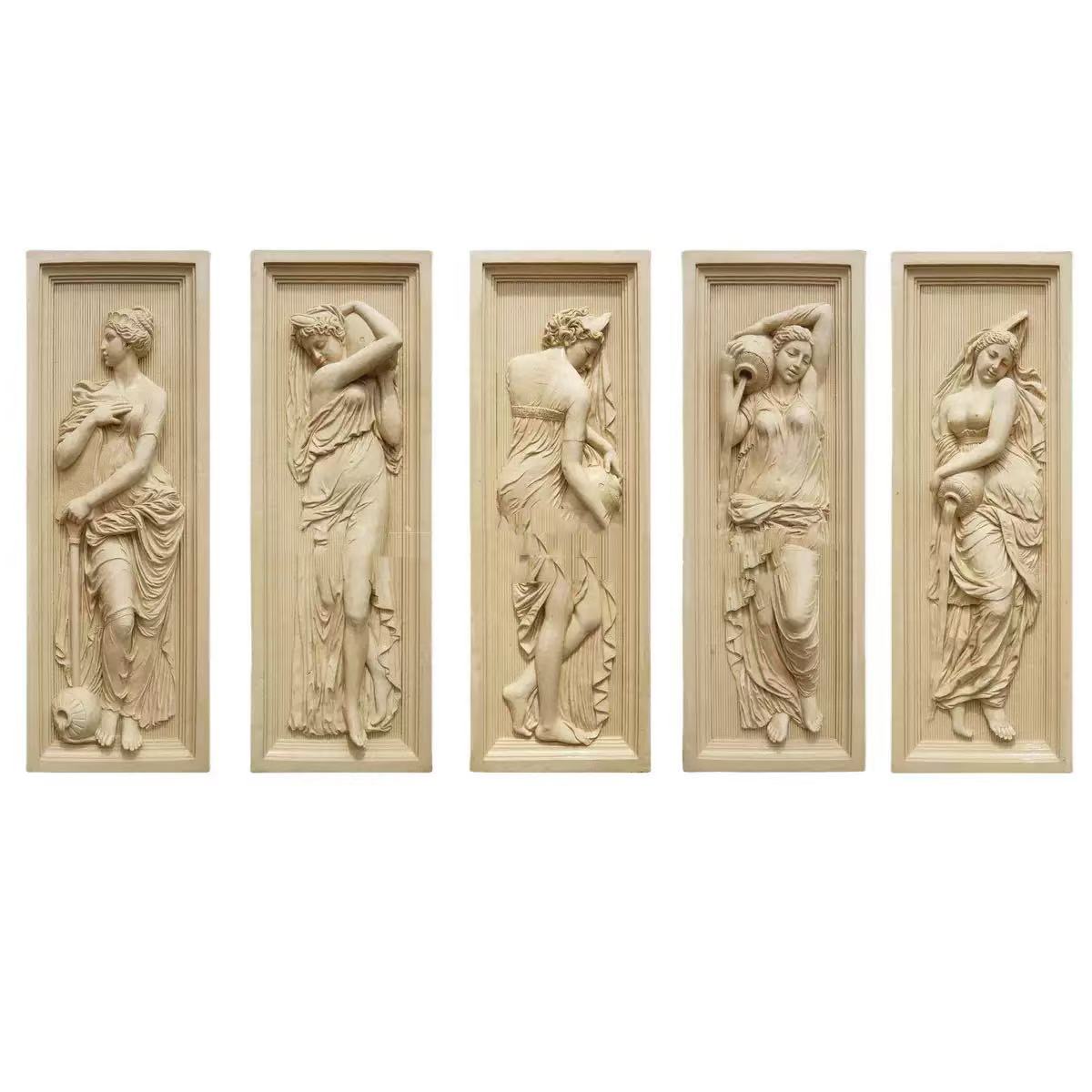 Xingyan European-stijl Egyptische beige figuur relief set